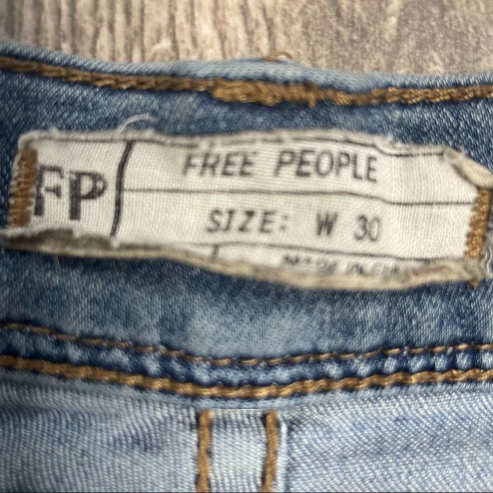 Revolve Free People Medium Wash Skinny Jeans - Picture 5 of 9